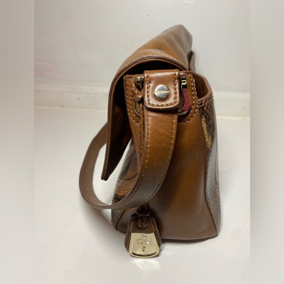 Cole Haan Brown leather big purse with long strap - Picture 8 of 8